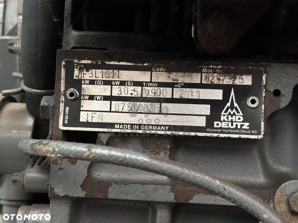 DEUTZ F3L 1011 F3L1011 Silnik - 3