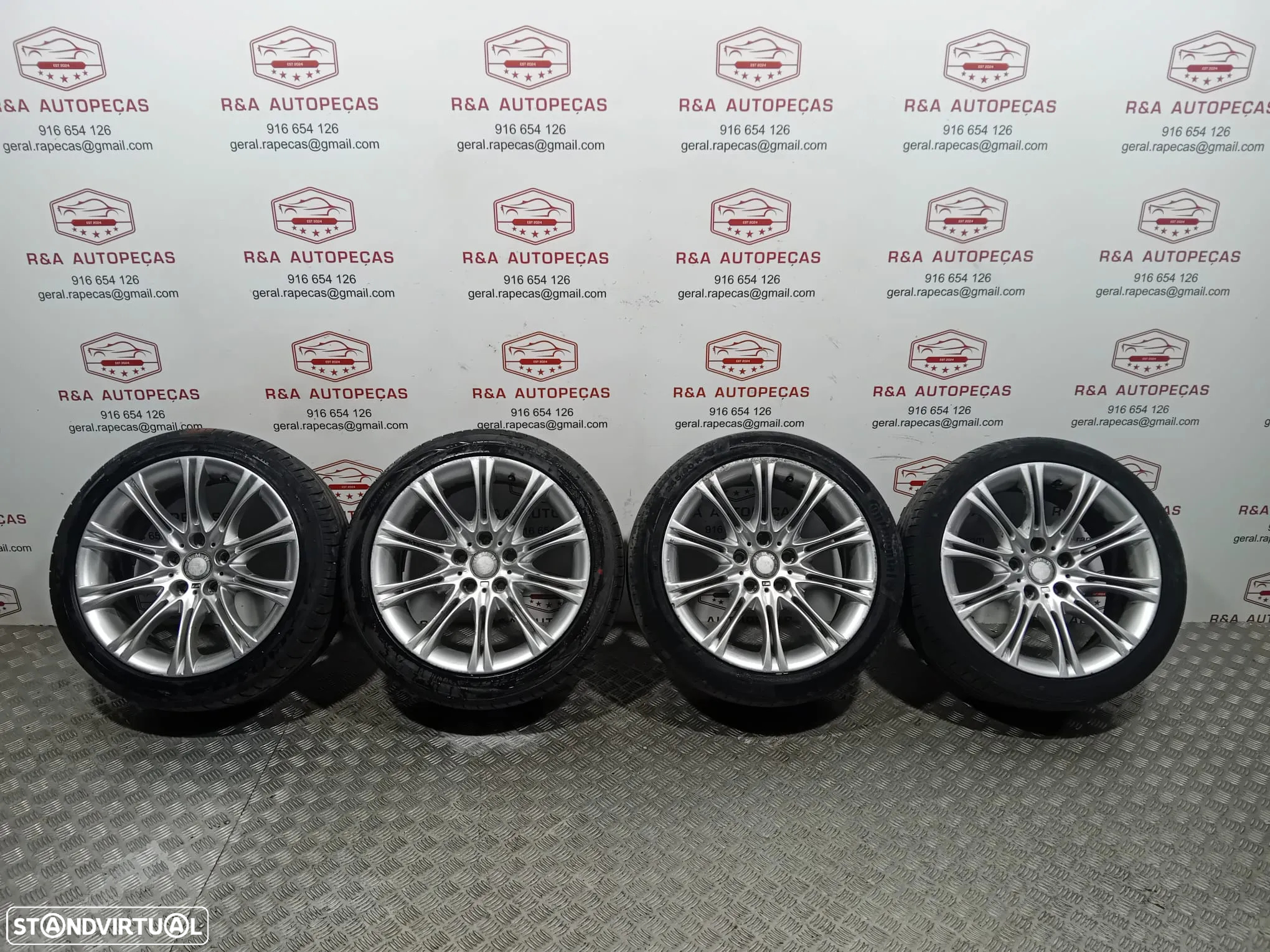 Jantes Originais BMW Serie 5 E60 E61 PACK M STYLE 135M 18 8J ET20 5X120 - 6