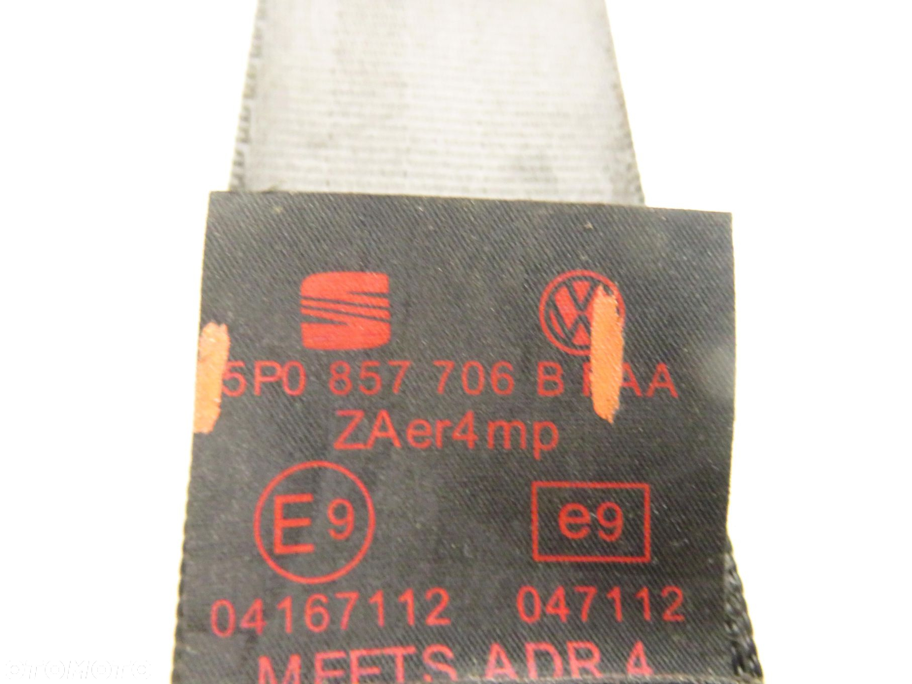 PAS PRAWY PRZEDNI SEAT ALTEA (5P1) 5P0857706B - 7