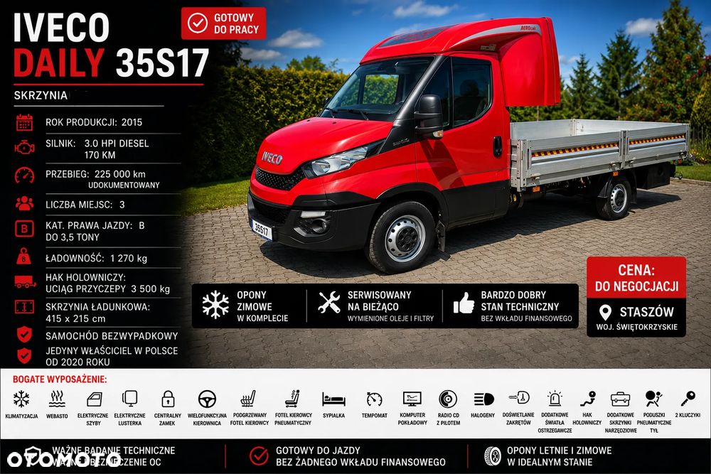 Iveco 35S17 SKRZYNIA SYPIALKA WEBASTO KLIMA - 2