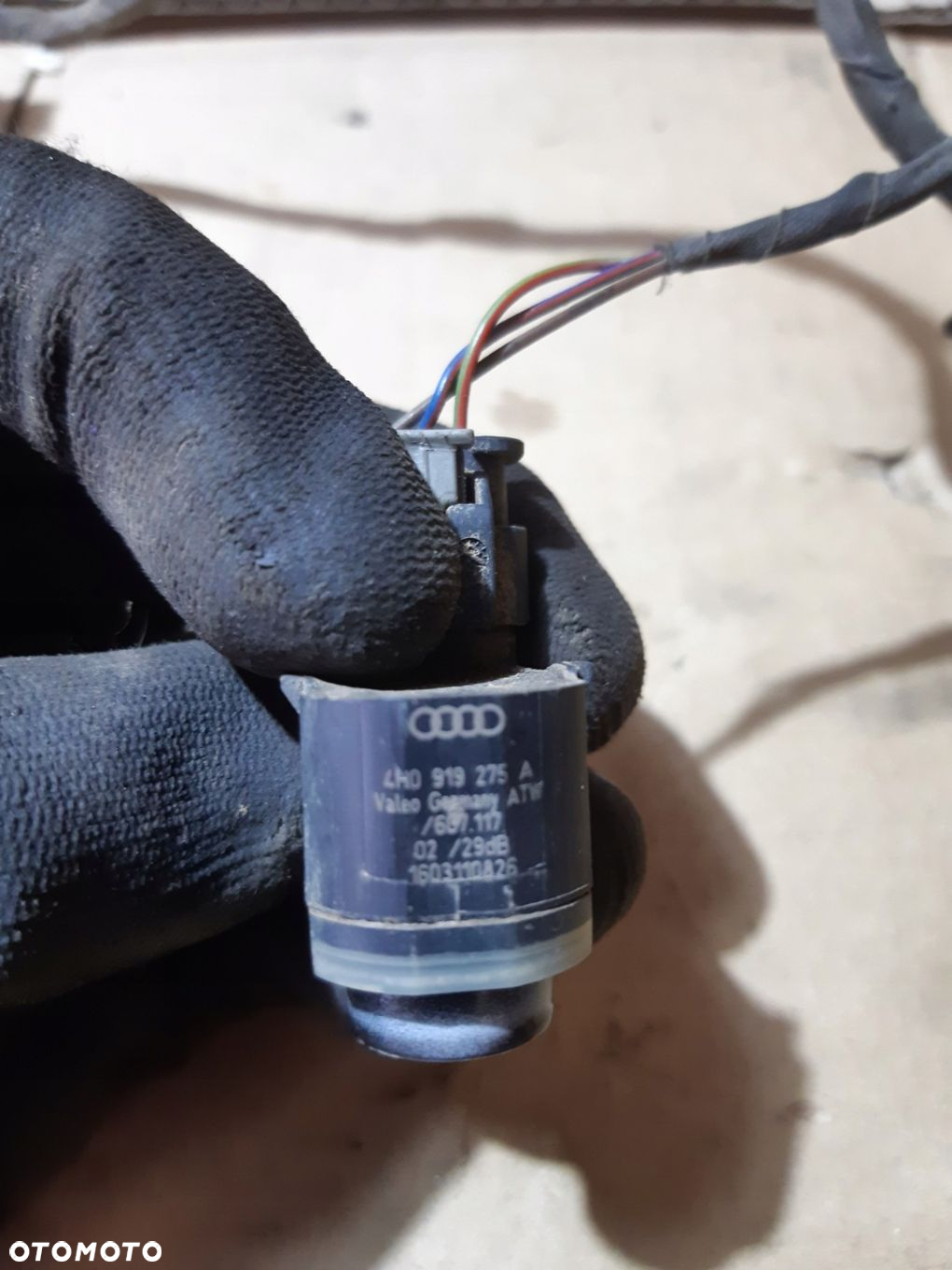 AUDI A4 B8 WIĄZKA INSTALACJA PDC ZDERZAKA TYLNEGO TYŁ 8K0971104F - 2