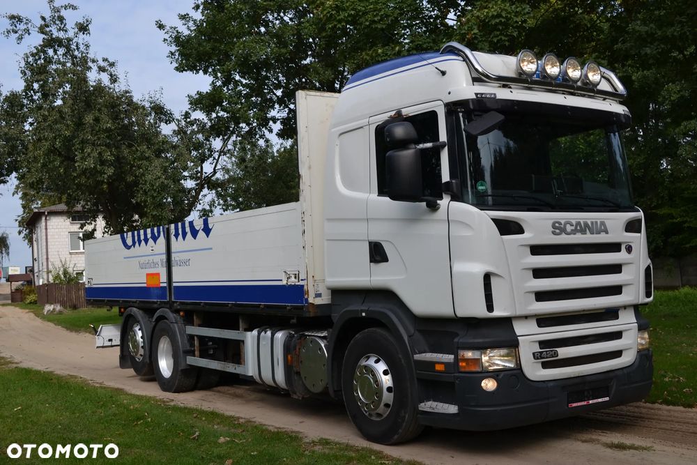 Scania R 420 SKRZYNIA dł. 7,55 m KLIMATYZACJA TRZECIA OŚ SKRĘTNA - 2