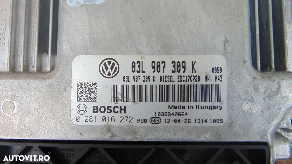 Kit pornire Volkswagen Transporter T5 2.0 diesel an 2009-2015 cod 03L907309K - 7
