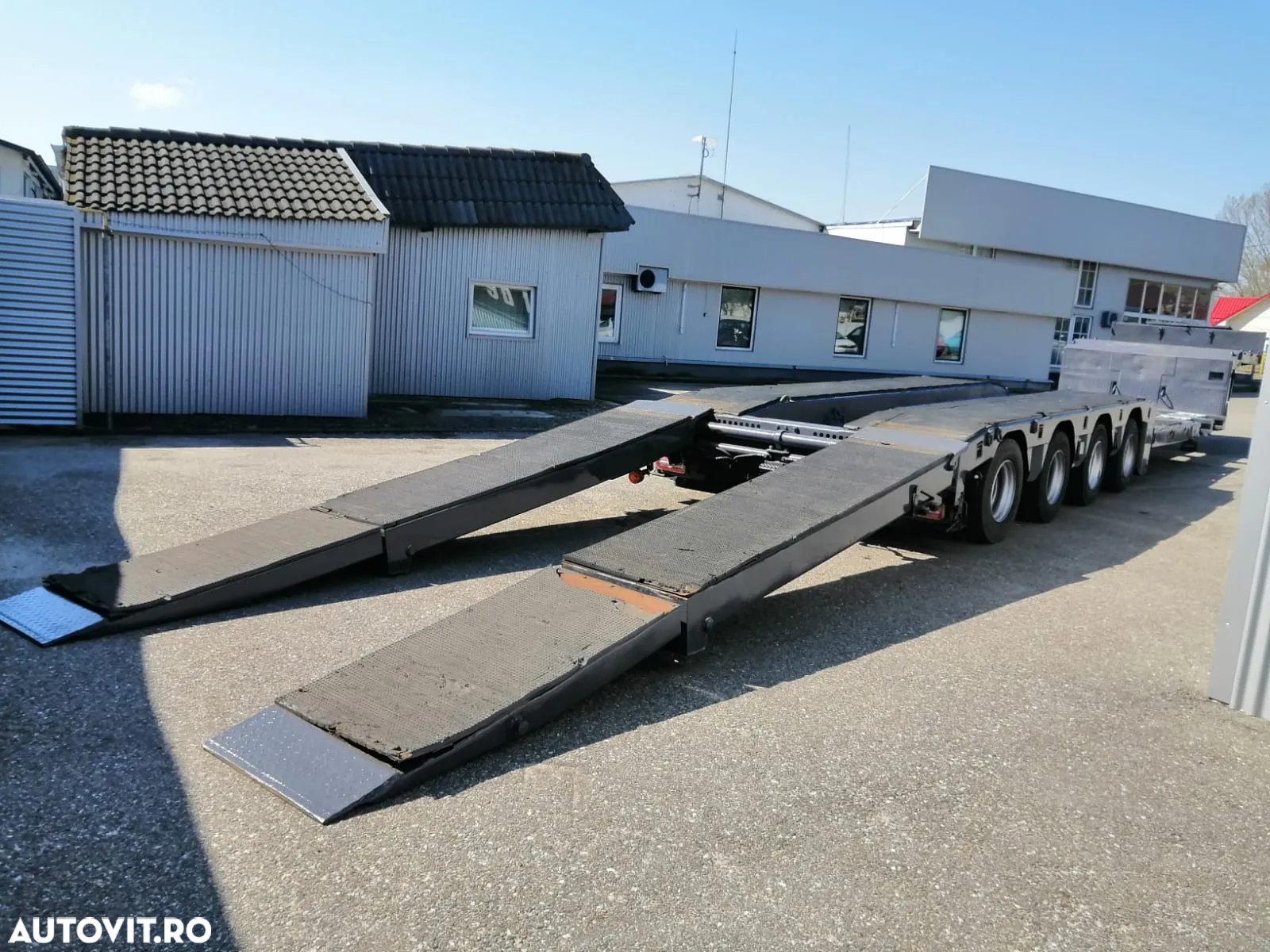 Langendorf Trailer-Tiefbett, 4 Axe, 59 to, extensie, TOP !!! - 17