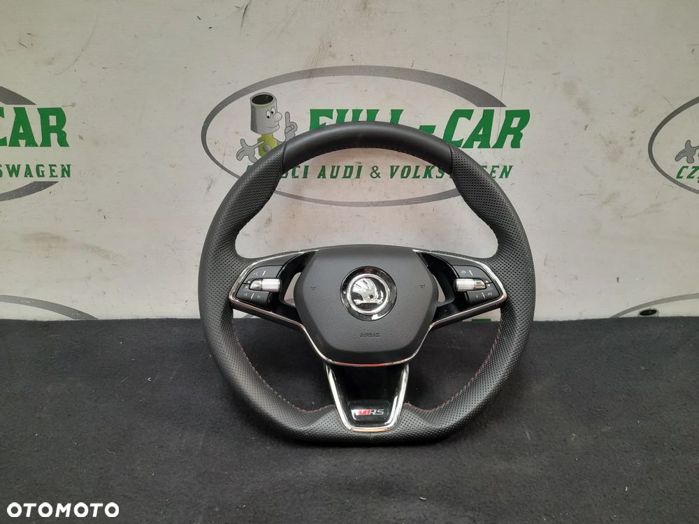 SKODA OCTAVIA IV VRS KIEROWNICA 5E3419093N PODUSZKA KIEROWNICY 3V0880201AP - 1