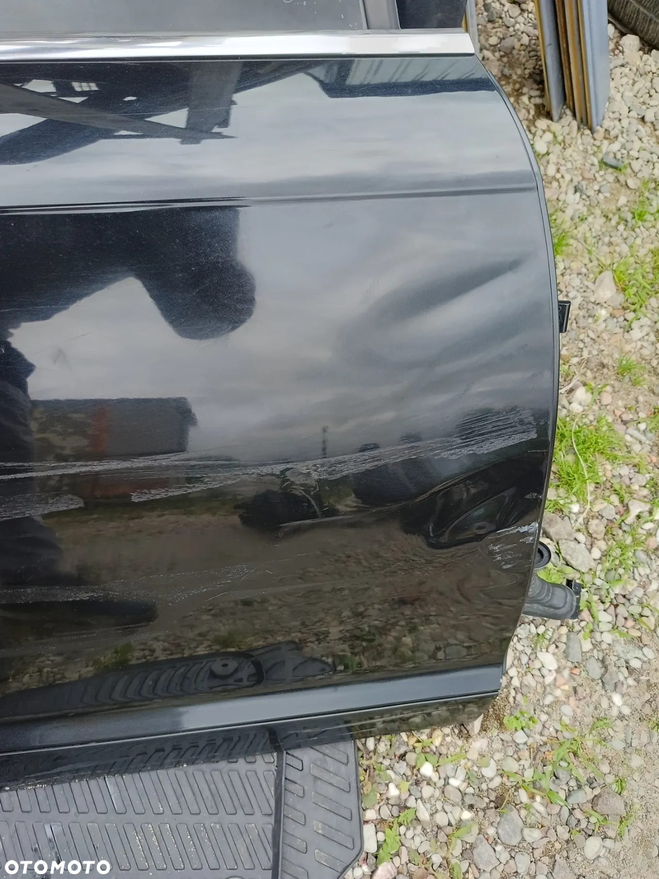 AUDI A6 C6 KOMBI DRZWI TYŁ TYLNE PRAWE  CZARNE LZ9W KOMPLETNE ZAMEK LISTWA KLAMKA - 3