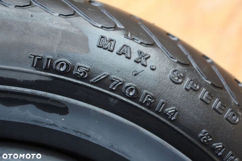 Koło zapasowe dojazdowe NISSAN MICRA 14" 105/70/14 40300AX677 4X100 - 5