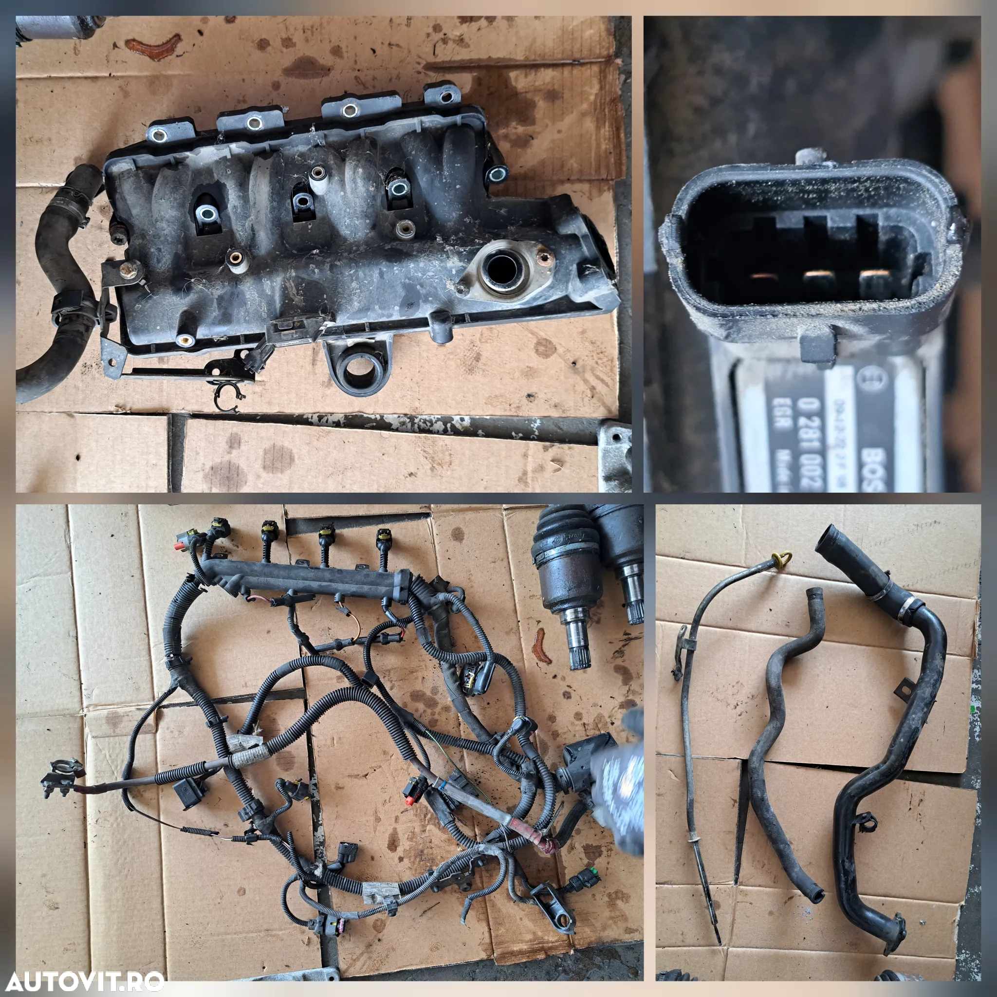 Alternator electromotor turbina compresor kit injectie injectoare kit ambreiaj galerie admisie planetara racitor gaze egr instalatie electrica fiat panda 1,3d - 10