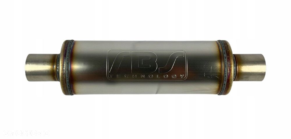 TŁUMIK ŚRODKOWY PRZELOTOWY 2" OKRĄGŁY 51MM 33X14CM - 2