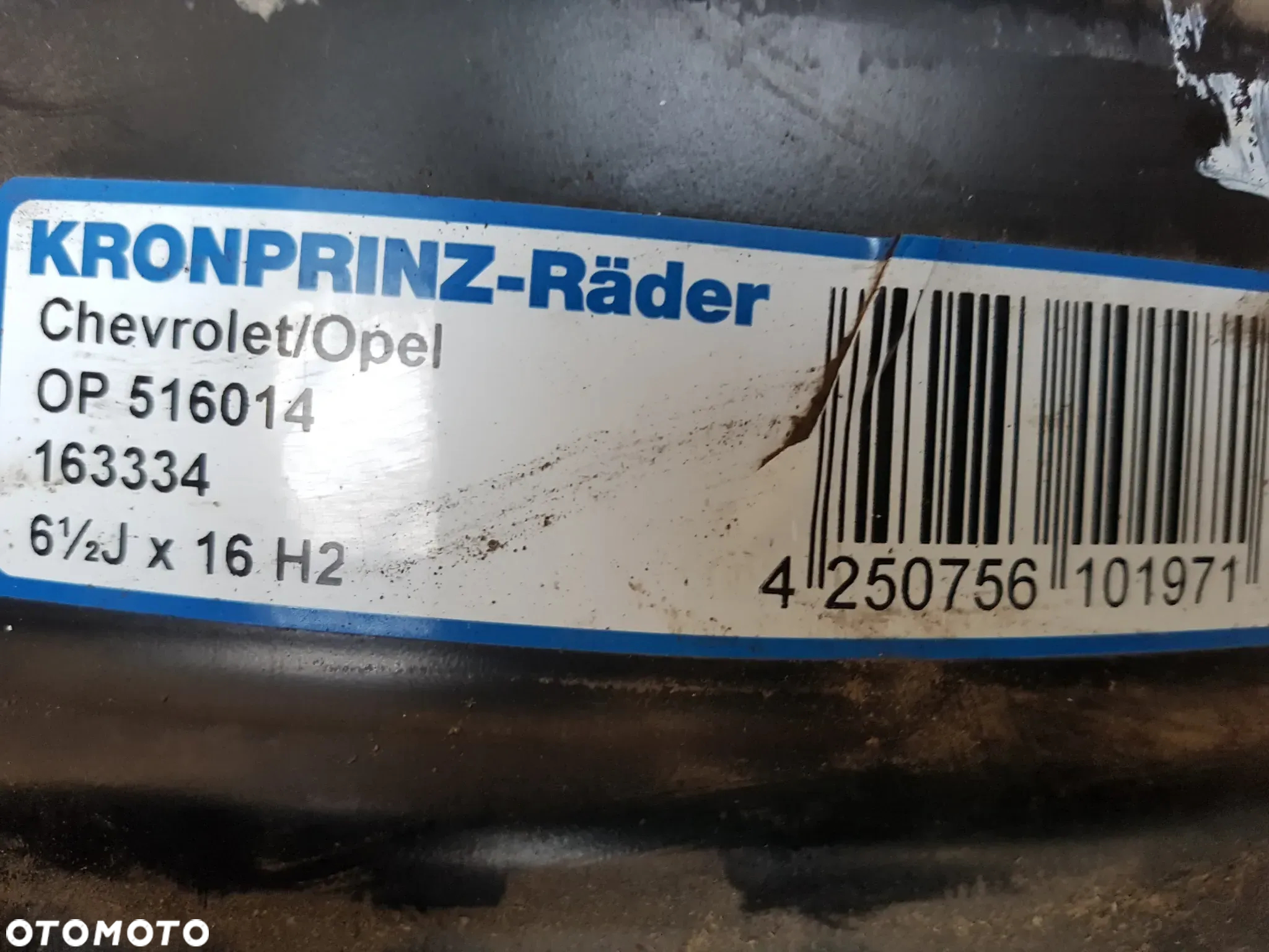 FELGI OPEL ASTRA J DIESEL ZAFIRA CHEVROLET 5X115 6.5JX16 IS41 - 5