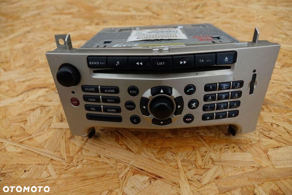 RADIO NAWIGACJA GPS PEUGEOT 607 LIFT 96590509EF - 1