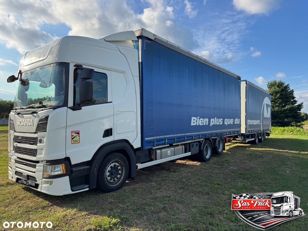 Scania R 500 6X2 Euro 6 Zestaw Z Przyczepą Przejazdowy Dach Zsuwany - 2