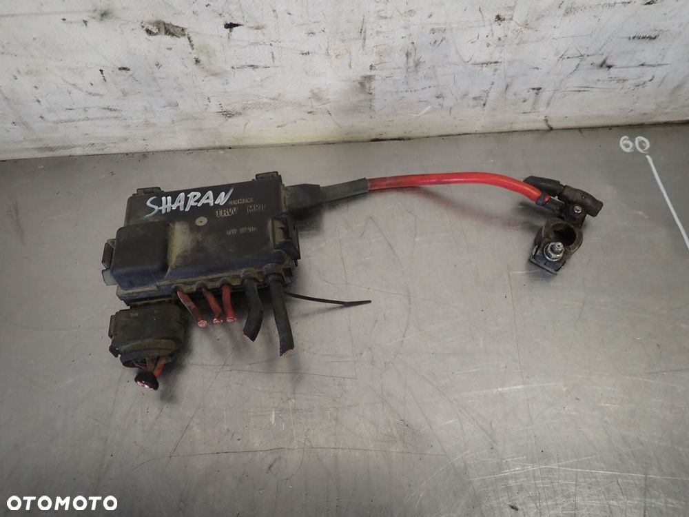 SKRZYNKA BEZPIECZNIKÓW AKUMULATORA VOLKSWAGEN SHARAN 1.9 7M3937548A - 1