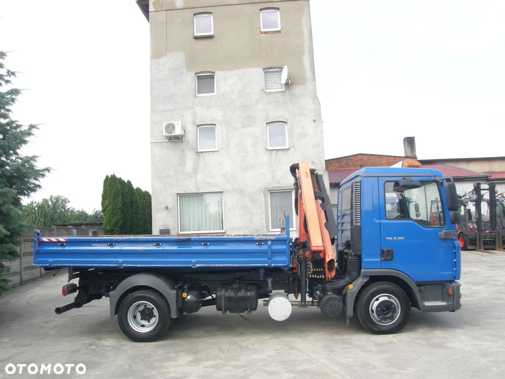 MAN TGL 8.210 2006 HDS Palfinger wywrotka Meiller-Kipper z Niemiec - 11