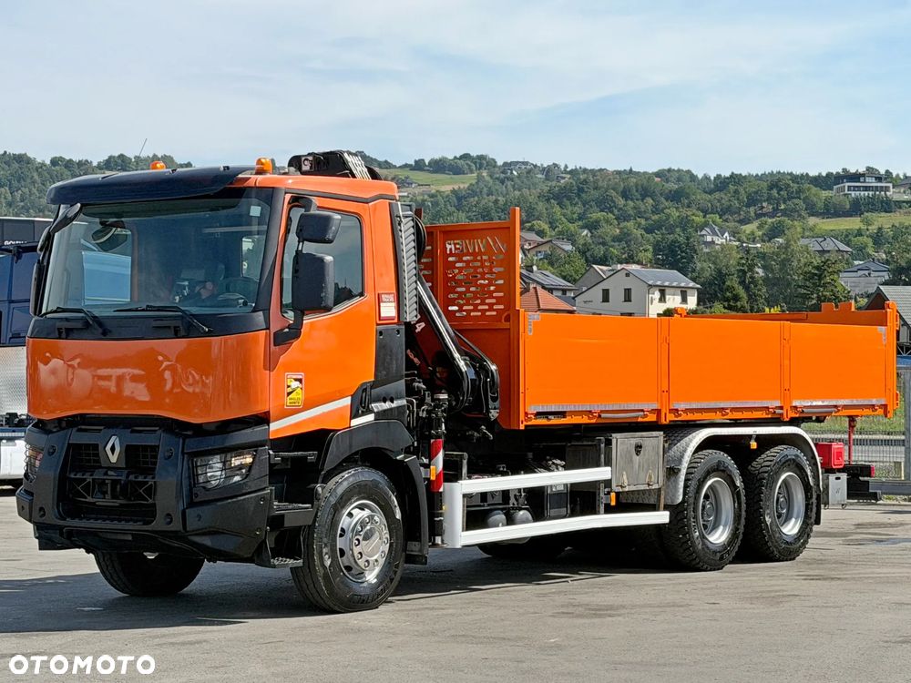 Renault C 430 * WYWROTKA 6,45 m * HIAB 144 BS - 3 HIDUO + PILOT / 6x4 - 4