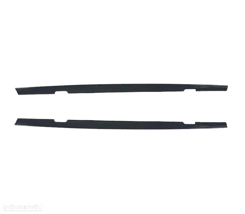 EXTENSÕES EMBALADEIRAS BMW E90 05-11 LOOK M PERFORMANCE PRETO BRILHANTE - 2