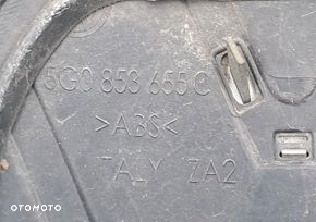 VW GOLF VII 12-16R GRILL ATRAPA ZNACZEK RADAR ORYG 5G0853653 5G0853655C - 3