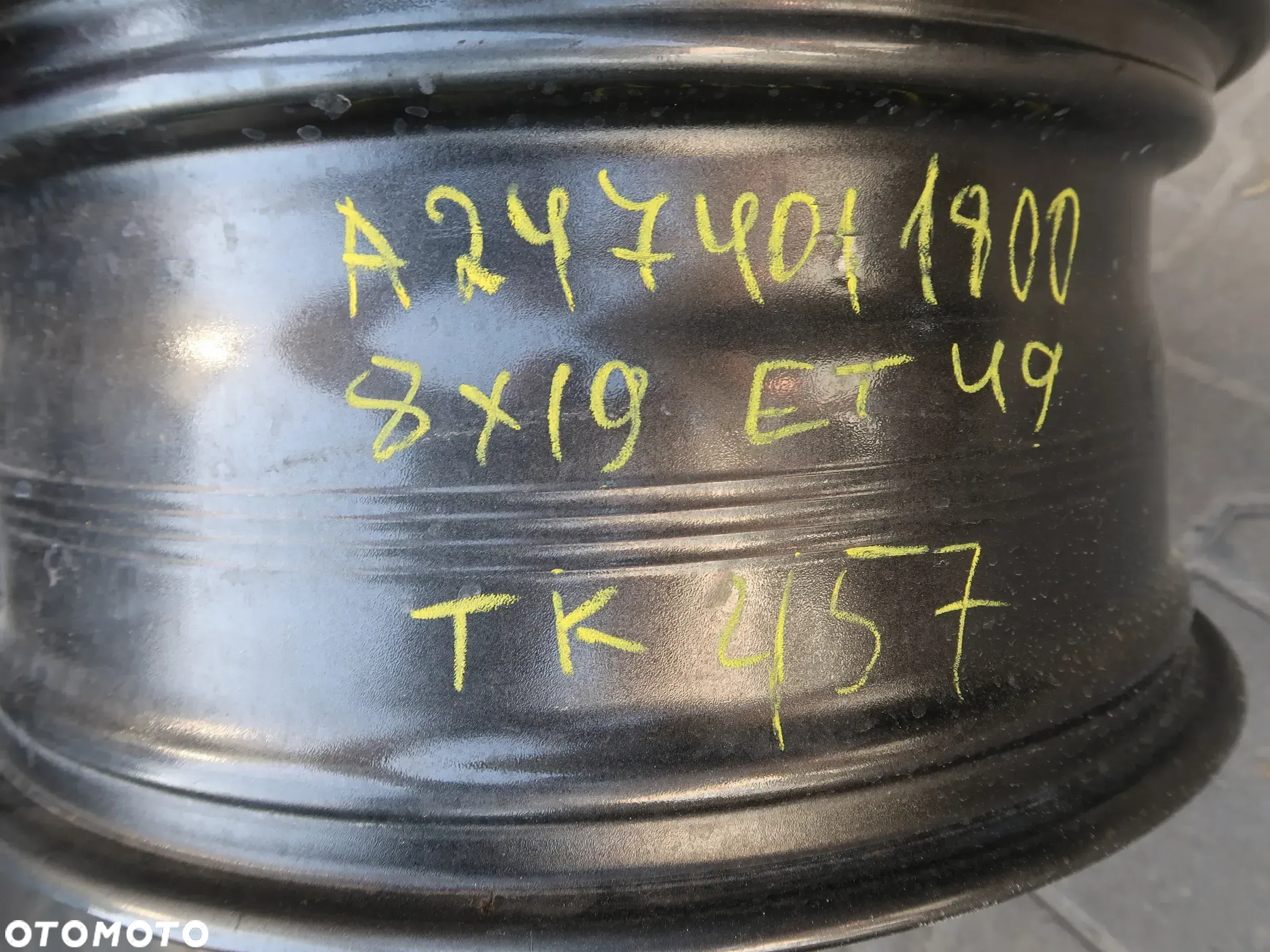 457 Felga Aluminiowa Mercedes GLB A2474011800 8x19et49 - 3