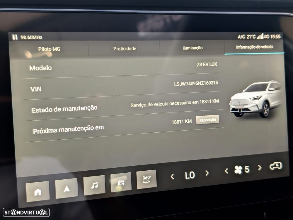 MG ZS EV 72.6 kWh Luxury OBC 11 kW - 11