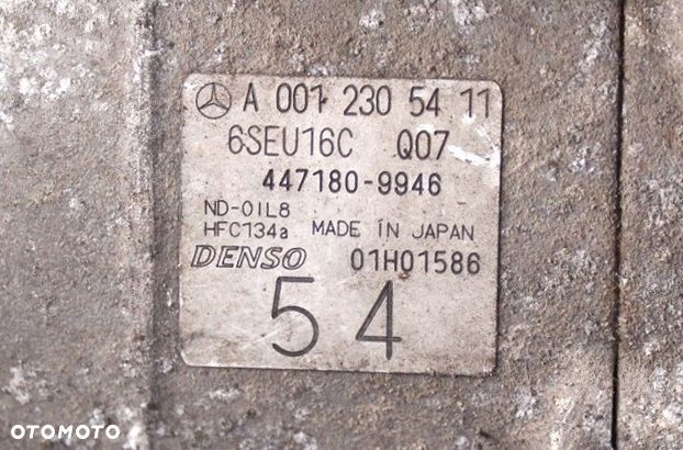 SPRĘŻARKA KLIMATYZACJI MERCEDES R171 A0012305411 - 4