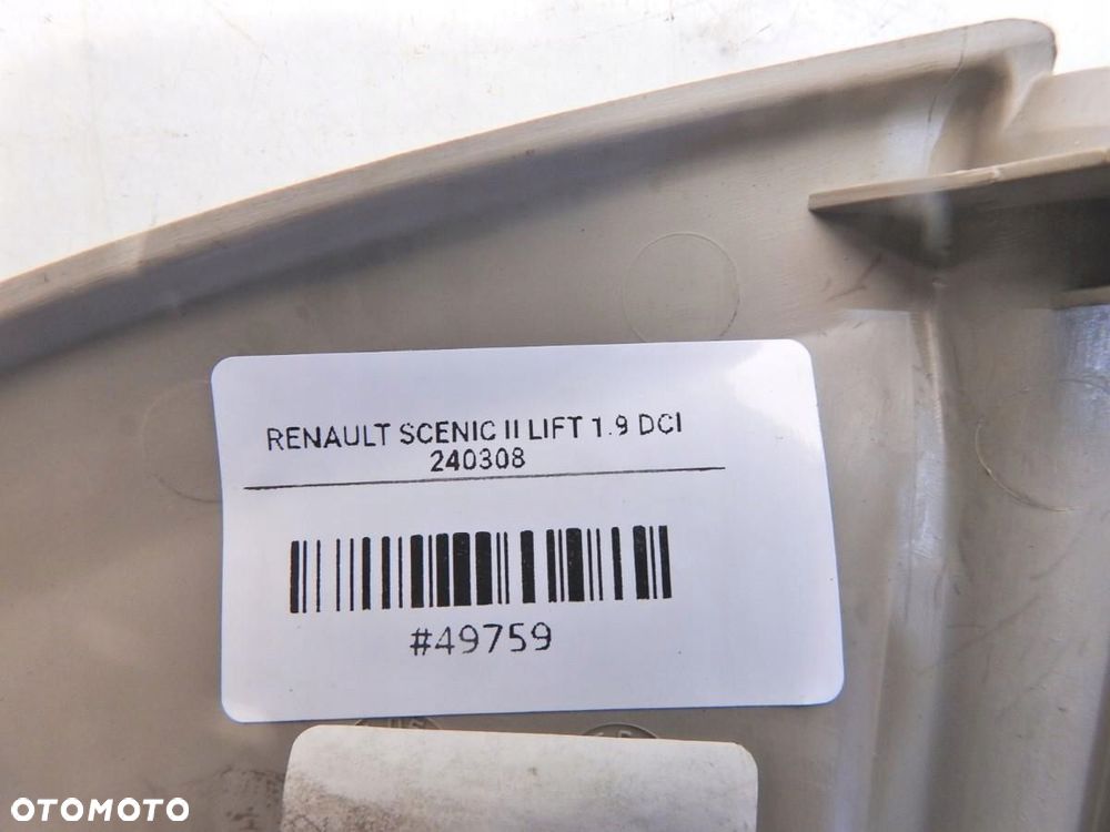 OSŁONA KONSOLI LEWA RENAULT SCENIC II LIFT 8200141026 8200141025 - 5