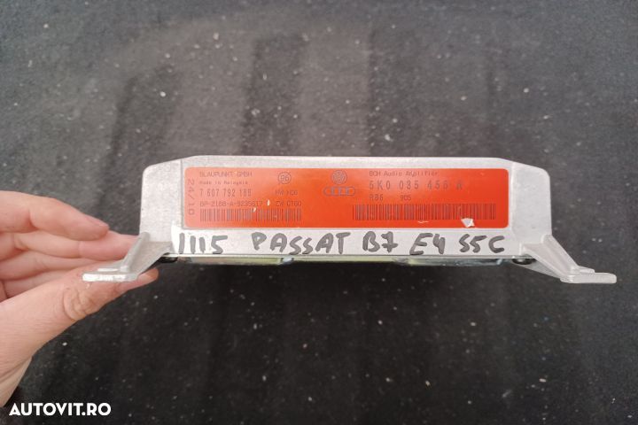 Amplificator audio 5K0035456A 5K0035456A Volkswagen VW Passat B7 [201 - 4
