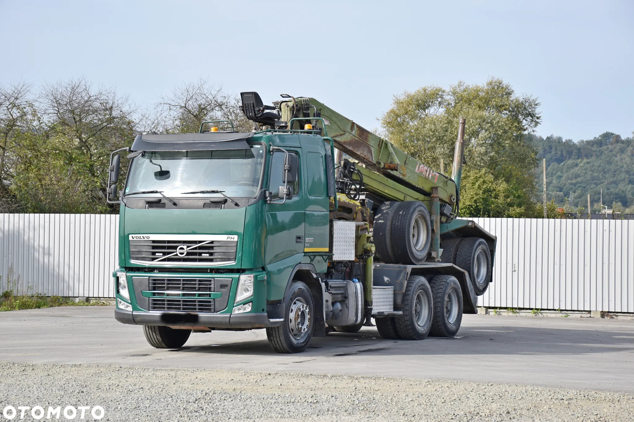 Volvo FH 500 * DO TRANSPORTU DREWNA * LOGLIFT F 251 S 80A + PRZYCZEPA * 6x4 - 2