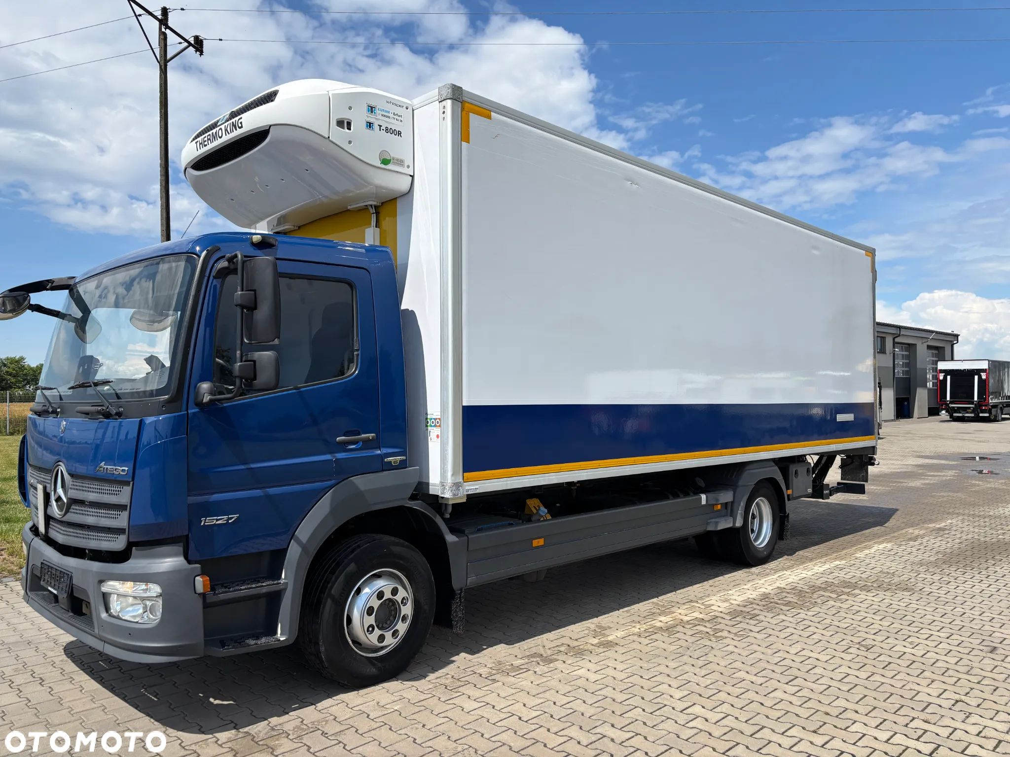 Mercedes-Benz ATEGO 1527 , chłodnia Termoking 800R, winda załadowcza 2 tony 2021 rok, jednokomorówka , świeżo po serwisie agregatu - 1