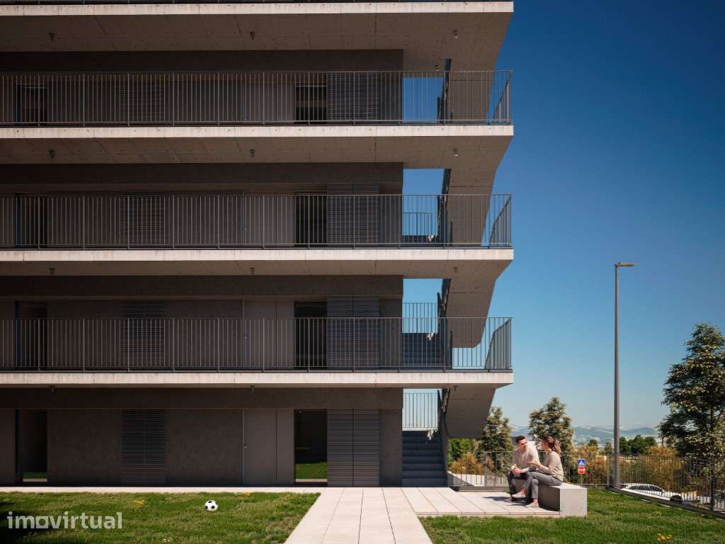 Apartamento T1 novo no Monte da Virgem, Porto - Grande imagem: 2/10