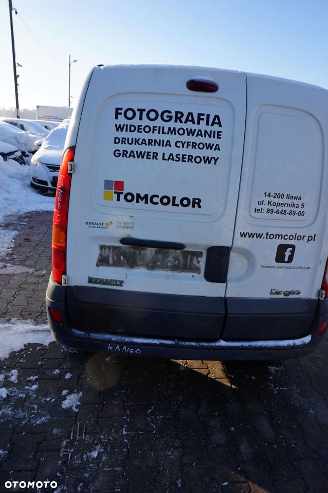 DRZWI TYLNE SKRZYDŁOWE LEWE KANGOO I PH2 LIFT O389  RENAULT 2003-2008 - 1