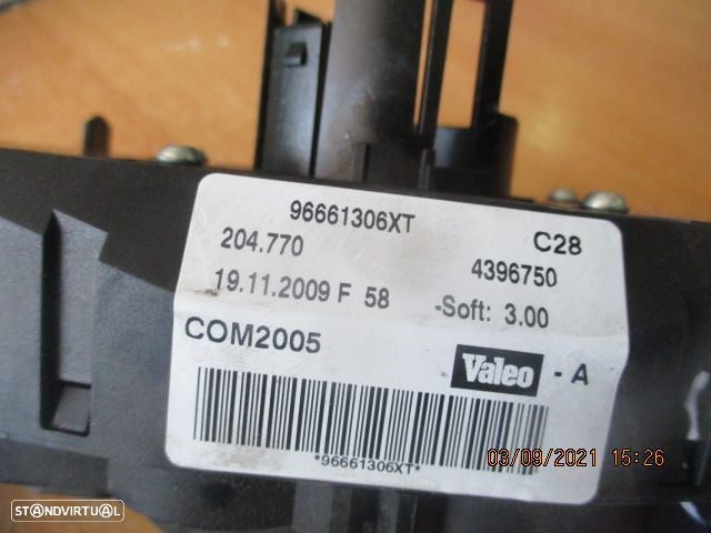 Comutador 96661306XT PEUGEOT 207 2009 (Luzes, Piscas, Escovas) - 3