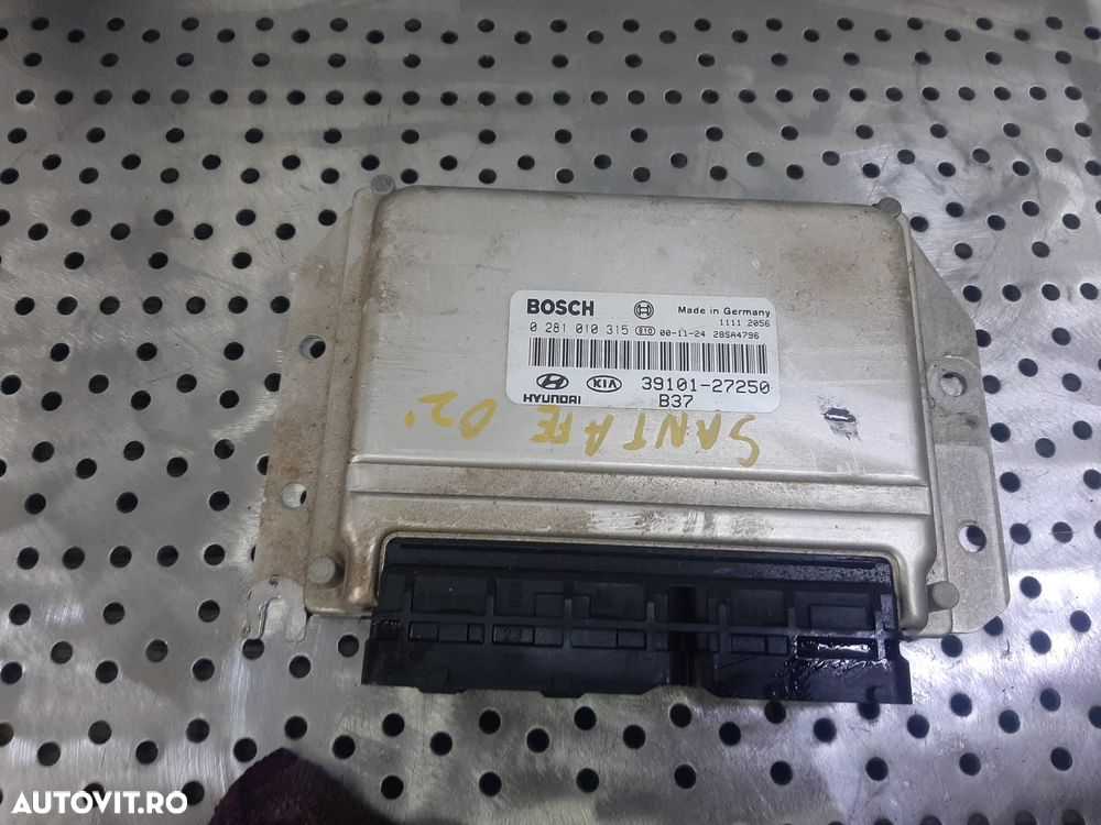 ecu calculator motor  2.0 crdi hyundai santa fe 2002  0281010315  39101-27250 - 1