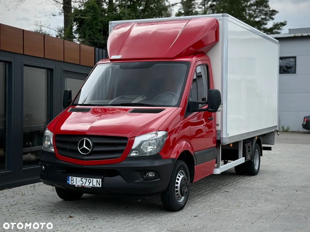 Mercedes-Benz Sprinter 519 CDI / 3.0 V6 190KM / Kontener 4,4m + Winda 750kg + Drzwi Boczne / TYLKO 225.983KM PRZEBIEGU / 2018 ROK PRODUKCJI / ZAREJESTROWANY W PL ! - 19