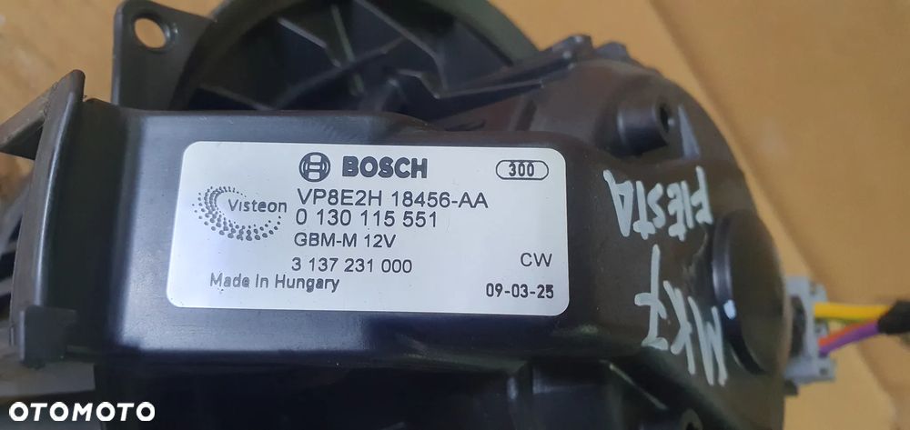 Wentylator silnik dmuchawy nagrzewnicy Ford Fiesta MK7 8E2H-18456-AA - 5