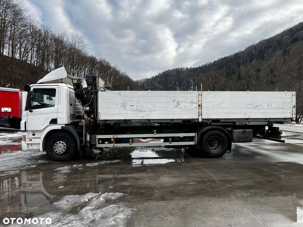 Scania P340 Opticruise 2009 // HDS Hiab 099B-2CL // Zabudowa Burtowa // Burty 1m // - 4