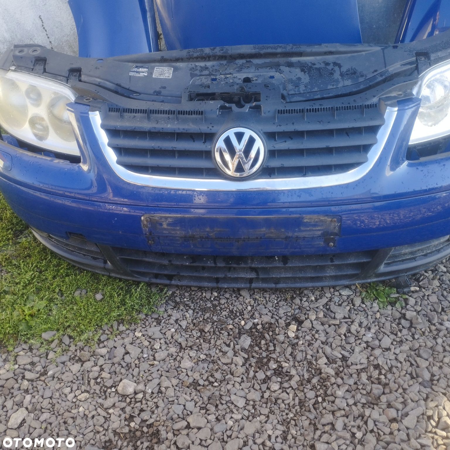 Volkswagen Touran 1t przód maska zderzak pas przedni błotniki lampy - 1