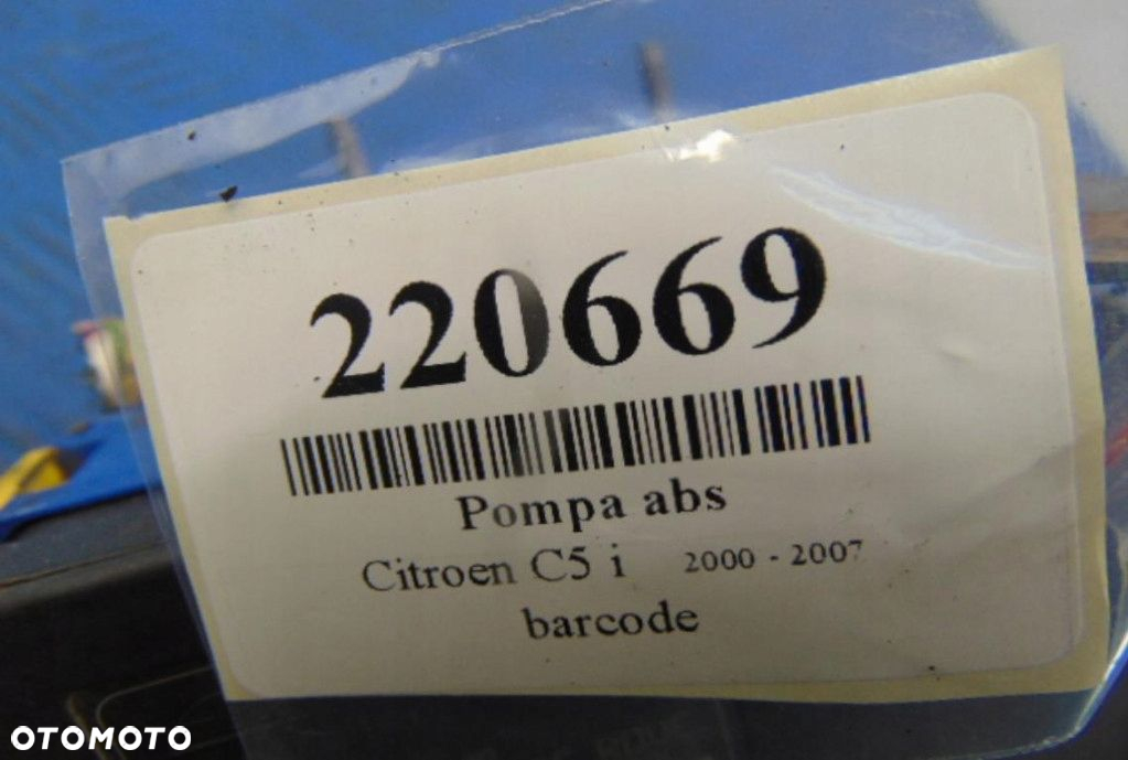 CITROEN C5I 2.0HDI SEDAN POMPA ABS 9657061080 - 9