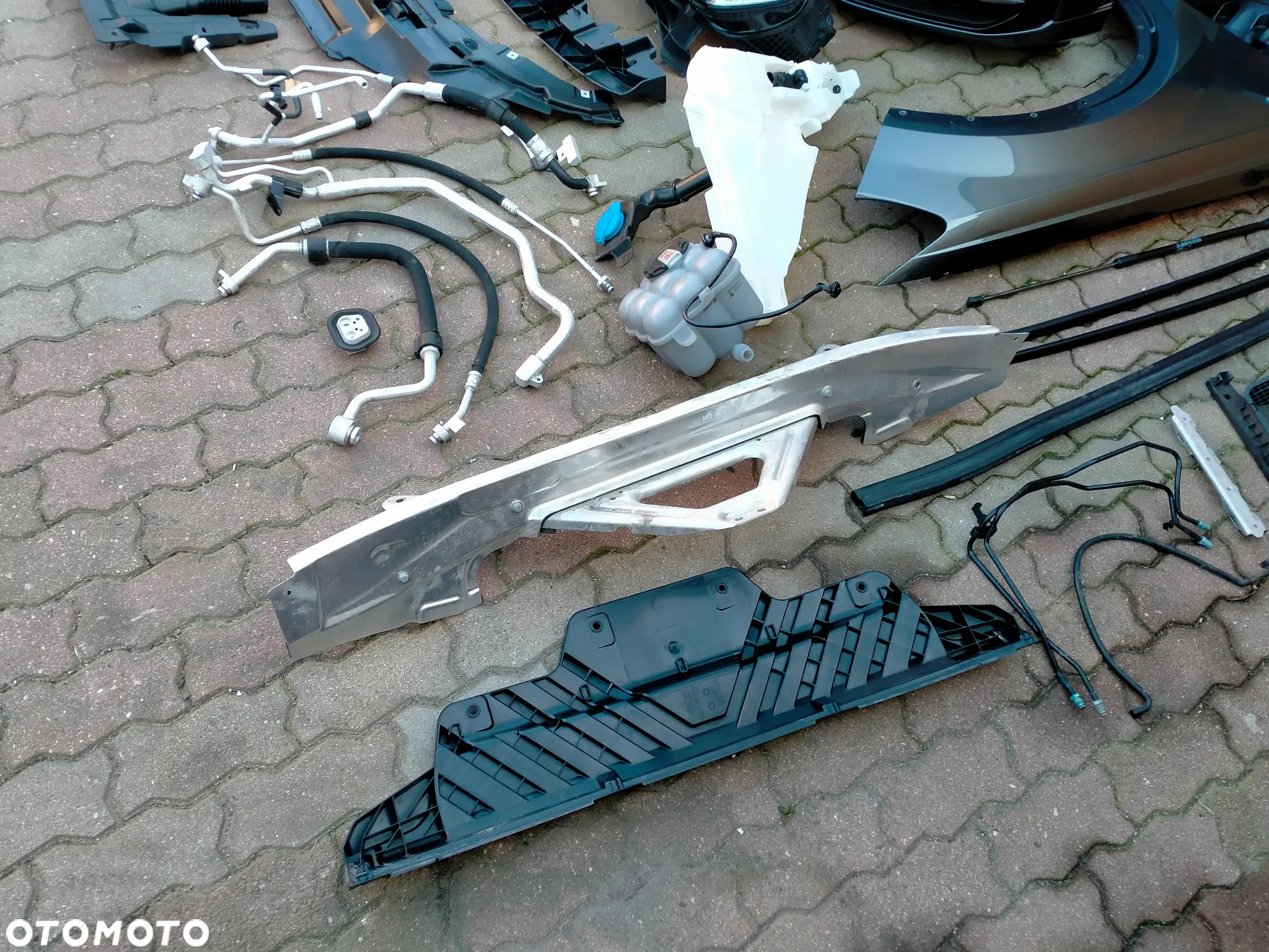 AUDI Q7 4M LIFT S-line / LZ7S / MASKA / ZDERZAK / LAMPA LAMPA / BŁOTNIK / PAS PRZEDNI PRZÓD KOMPLETNY / ORYGINAŁ - 8