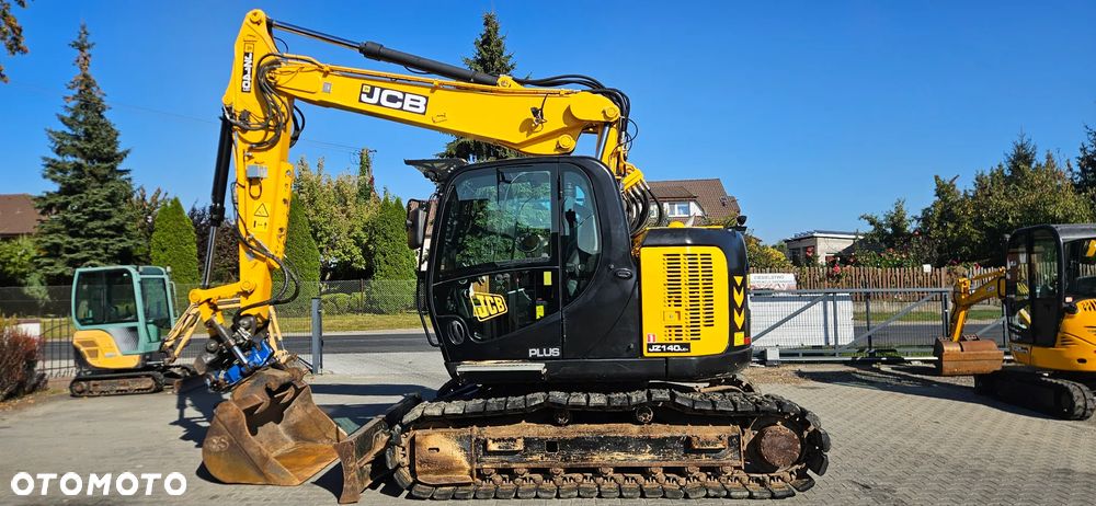 JCB << JZ1440LC+ Roto 3x łamane ramie pług gumowe nakładki >>