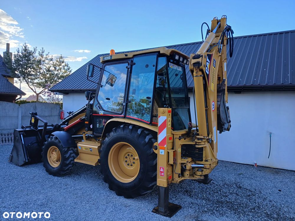 Caterpillar 428D/ORYGINAŁ/8200h!/2 ŁYŻKI - 36