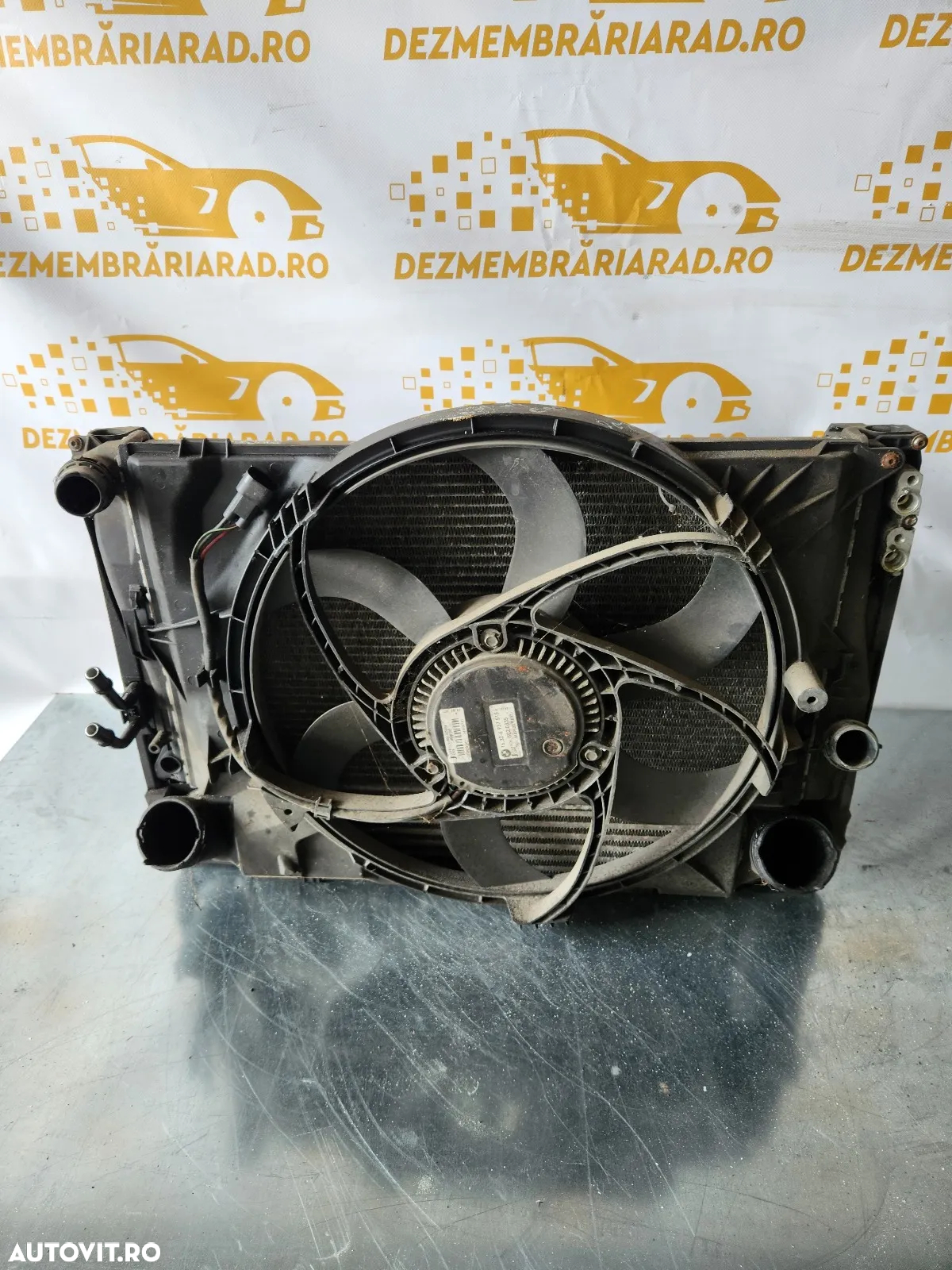 Grup Radiatoare Radiator Apa Clima Intercooler Termocupla Electroventilator Bmw E90 E91 E92 E93 Mot - 5