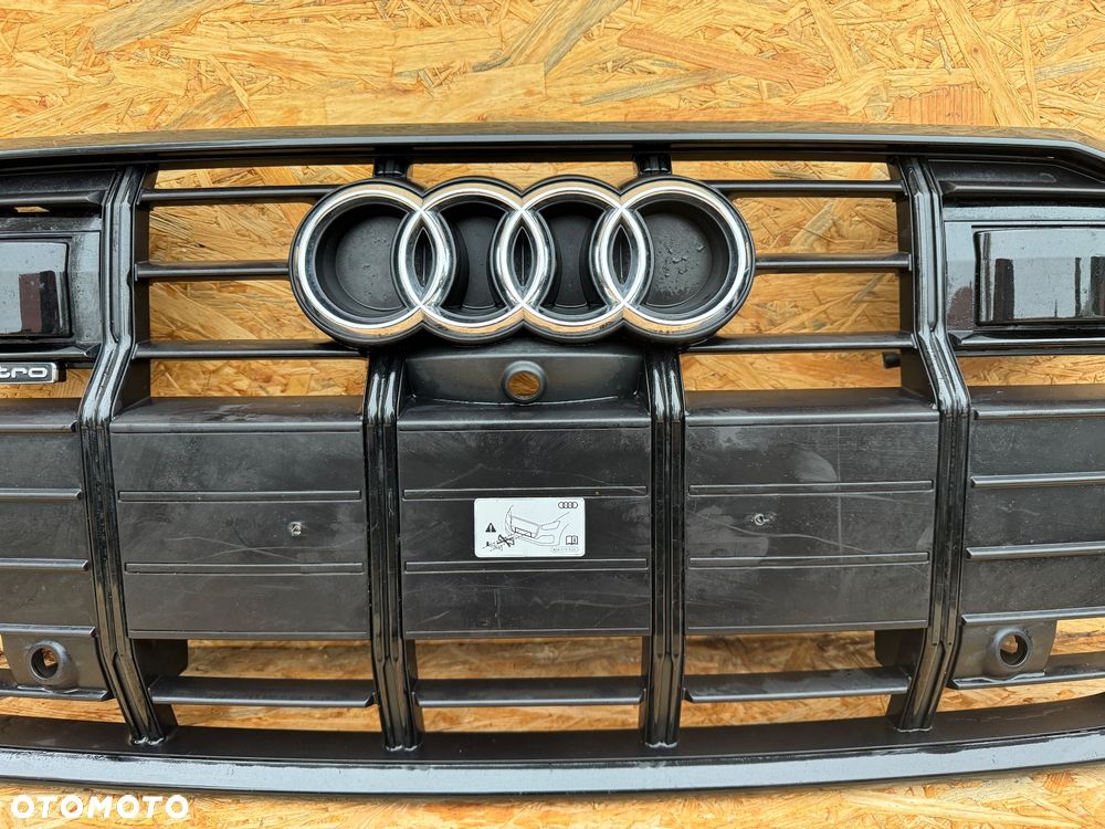 GRILL ATRAPA CHŁODNICY AUDI A6 C8 18+ ALLROAD CZARNY KAMERA RADAR ZAŚLEPKA 4K0853651G 4K0853293 ORYGINAŁ - 3