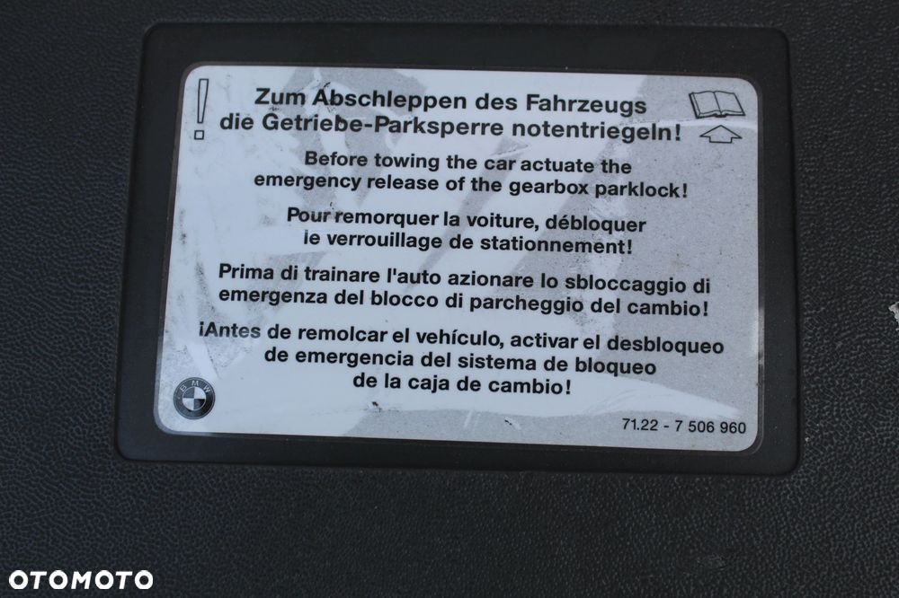 SCHOWEK PÓŁKA POJEMNIMK BMW E53 E60 E61 E65 E66 E70 E71 E83 E84 7506960 - 3