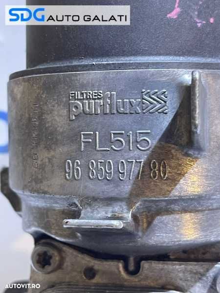 Suport Corp Carcasa Filtru Radiator Termoflot Ulei Peugeot 5008 2.0 HDI 2009 - 2017 Cod 9685997780 [D0479] - 6