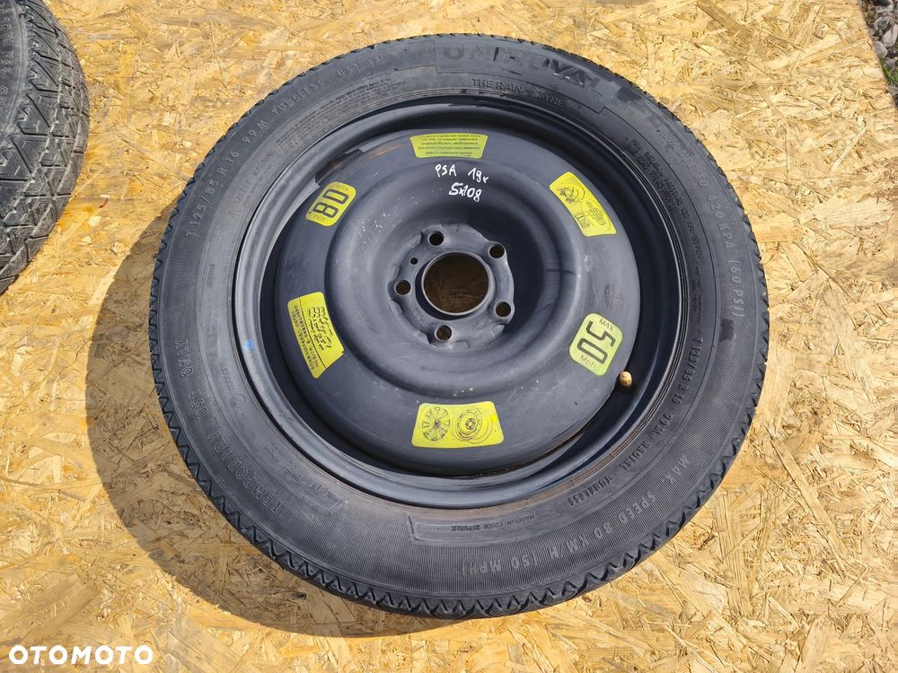 KOŁO DOJAZDOWE ZAPASOWE 125/85R16  5X108 16 CALI PEUGEOT CITREON OPEL TOYOTA - 2
