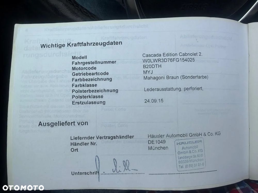 Opel Cascada 2.0 D (CDTi ecoFLEX) Start/Stop Edition - 28