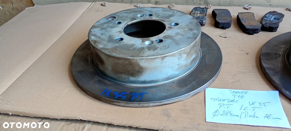 Tarcze hamulcowe klocki tył tylne Hyundai ix35 2.0 CRDI - 3