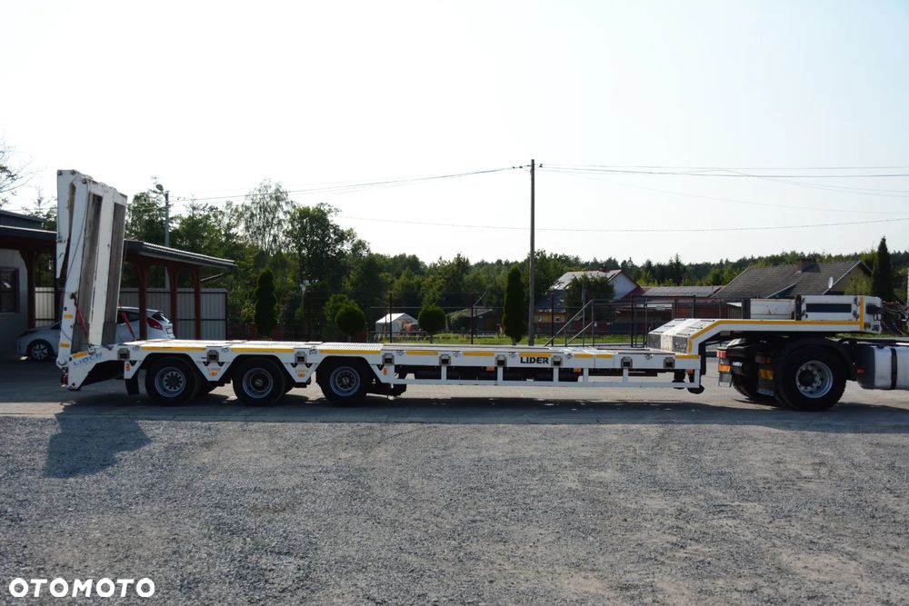 LIDER Trailers LWBD3A / 2019 r / Rozciągana 6m / 3 osie / Podnoszona oś - 7