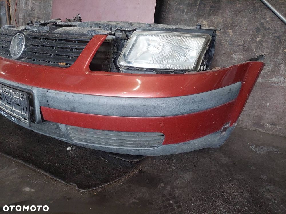 KOMPLETNY PRZÓD MASKA ZDERZAK BŁOTNIKI LAMPY VOLKSWAGEN PASSAT B5 LB2Z - 9