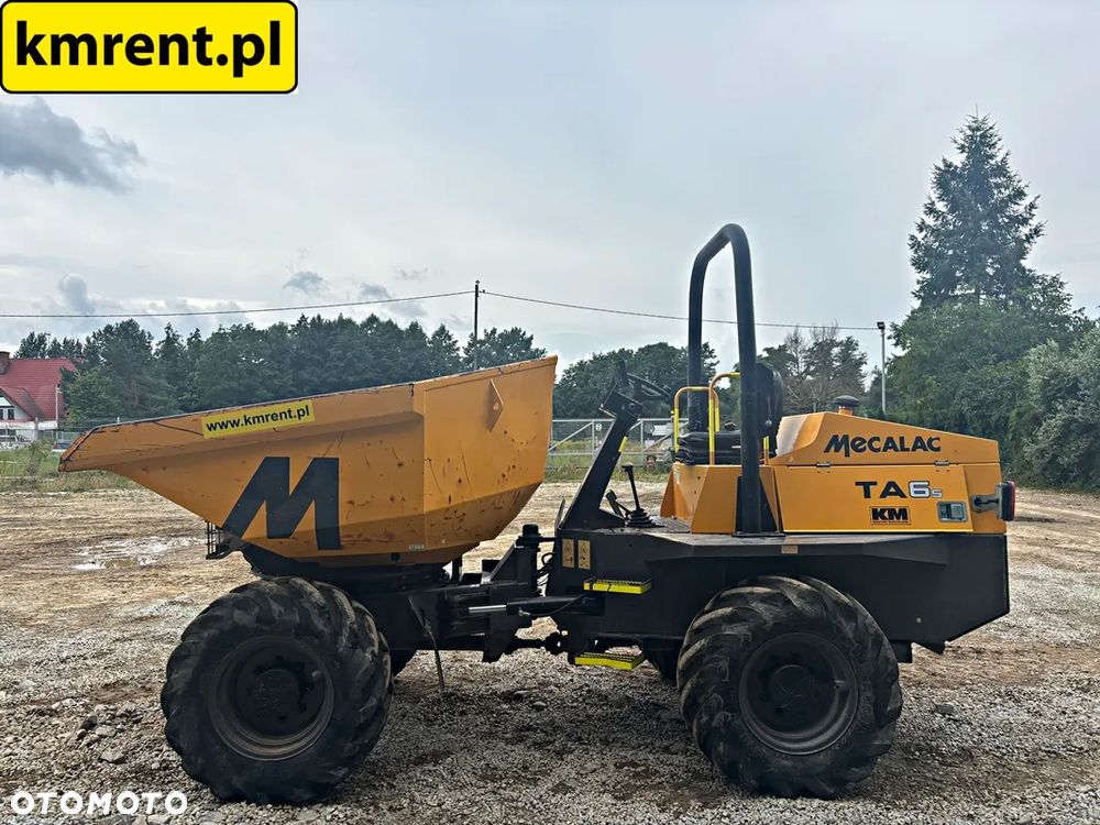 Mecalac TA6S WOZIDŁO 2019R | Wacker Neuson DV60, DW60, Thwaites 6 Tonne, MACH 2060, JCB 6T-1, 6T-2, Ausa D601 AHG, D600 APG, Hydrema 912, Terex TA6, TA6S, Benford PT6000, SXR6000, Bergmann C805S, 2060 R Plus, Volvo A25 - 15